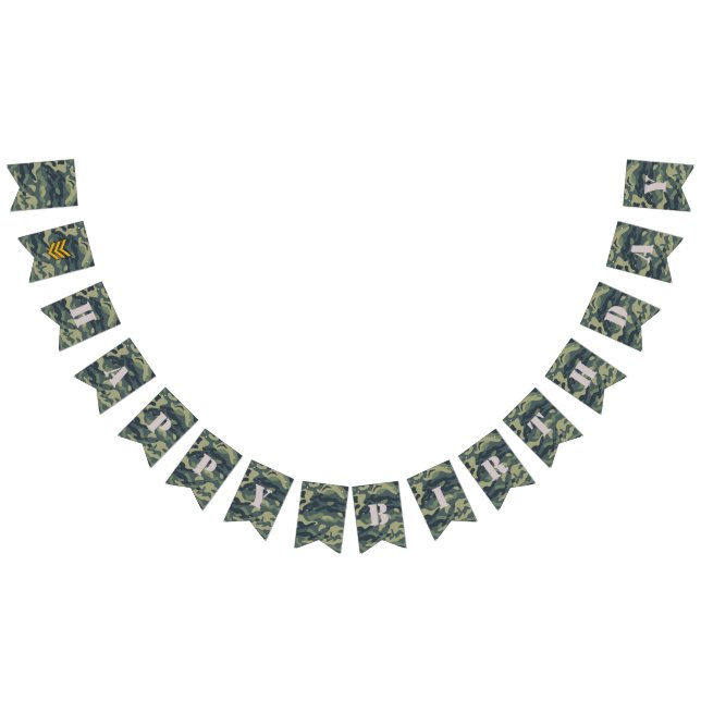 Armébundet flagga, pojkfödelsedag vimplar (Alla)