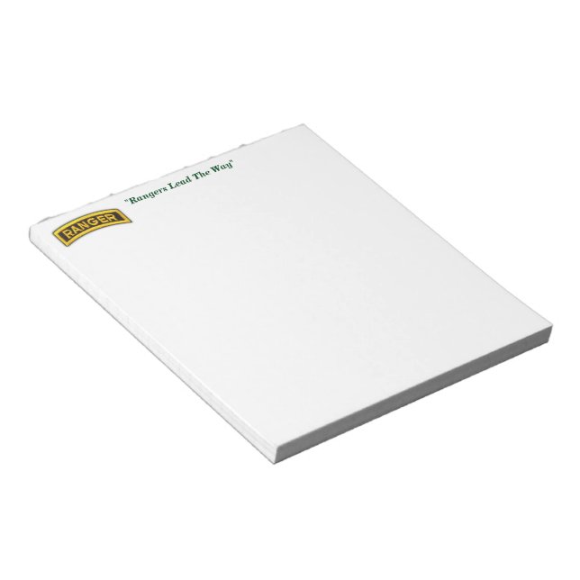 Arméburna Skogsväktare Veterans Vets LRRP Anteckningsblock (Vinklad)