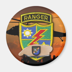 Arméburna Skogsväktare Veterans Vets LRRP Recon Magnet