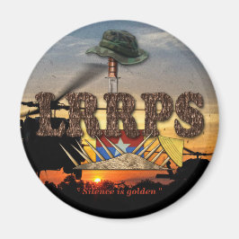 Arméburna skogsväktare vietnam krig LRRPS Magnet