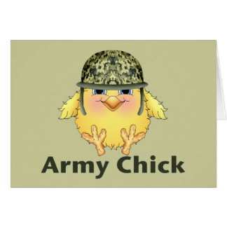 Arméchickar Hälsningskort