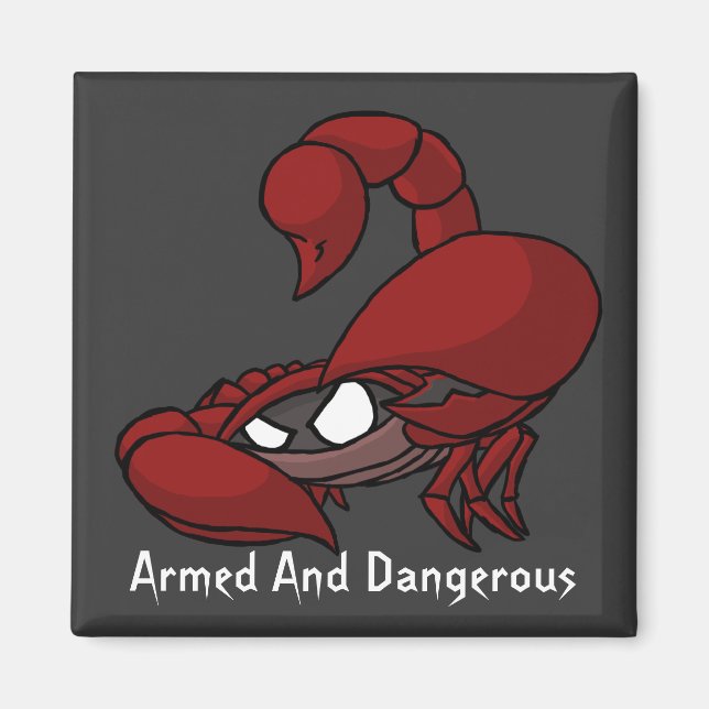 Armed och Dangerous Magnet (Framsidan)