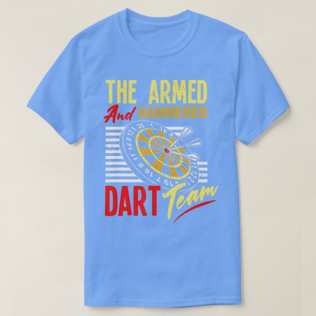 Armed och Hammered Dart Team T Shirt (Design framsida)