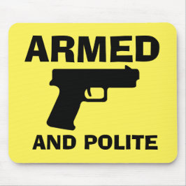 ARMED OCH POTE Mouse Pad Musmatta