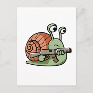 Armed Snail Vykort