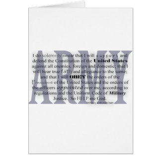 arméed hälsningskort