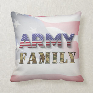 Arméfamilj kudde