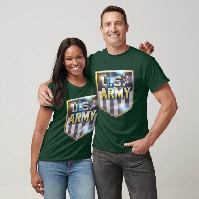 Arméflaggsköld T-shirt (Unisex)
