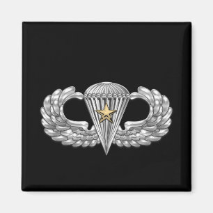 Arméflygburen grundläggande parachutist med Combat Magnet