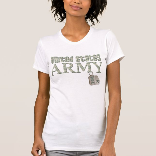 Arméfru Camo Tee (Framsida)