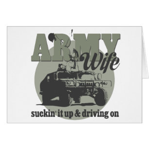Arméfru Hälsningskort