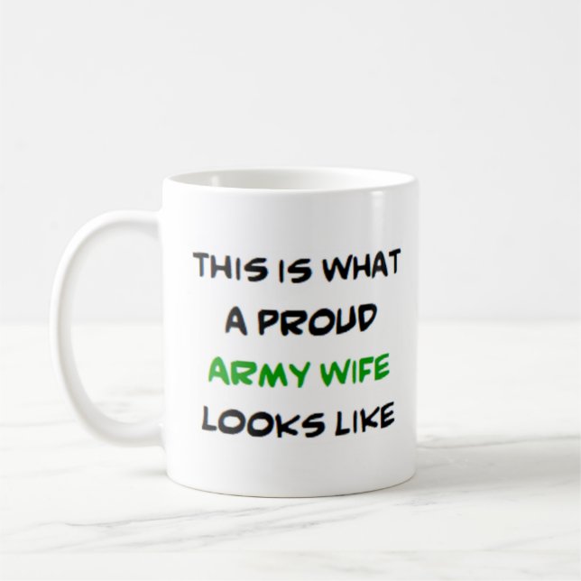 arméfru kaffemugg (Vänster)