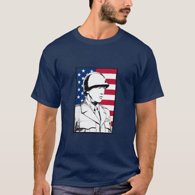 ArméGeneral - George Patton Tee Shirt (Framsida)