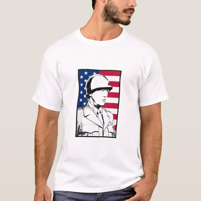 ArméGeneral - George Patton Tee Shirt (Framsida)