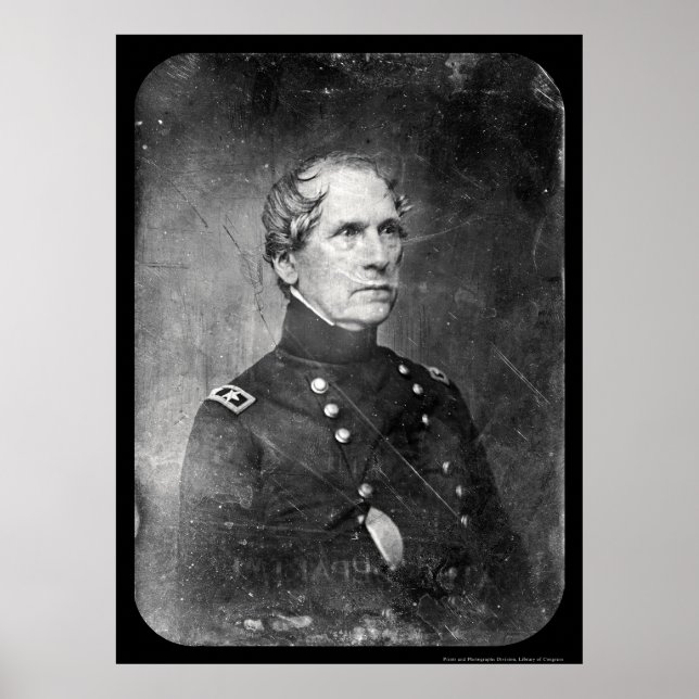 Armégeneral John Wool Daguerreotype 1844 Poster (Framsidan)