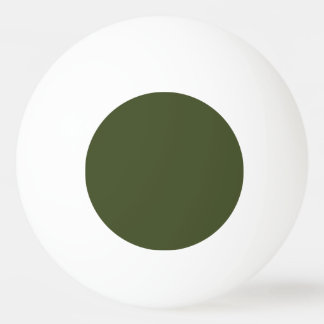 Armégrön enfärgad pingisboll