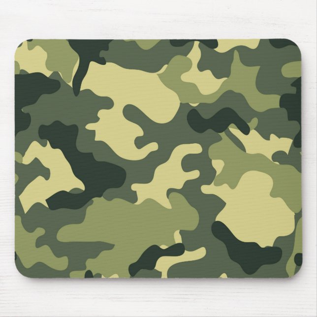 ArméGrönt Camo Mousepad Musmatta (Framsidan)
