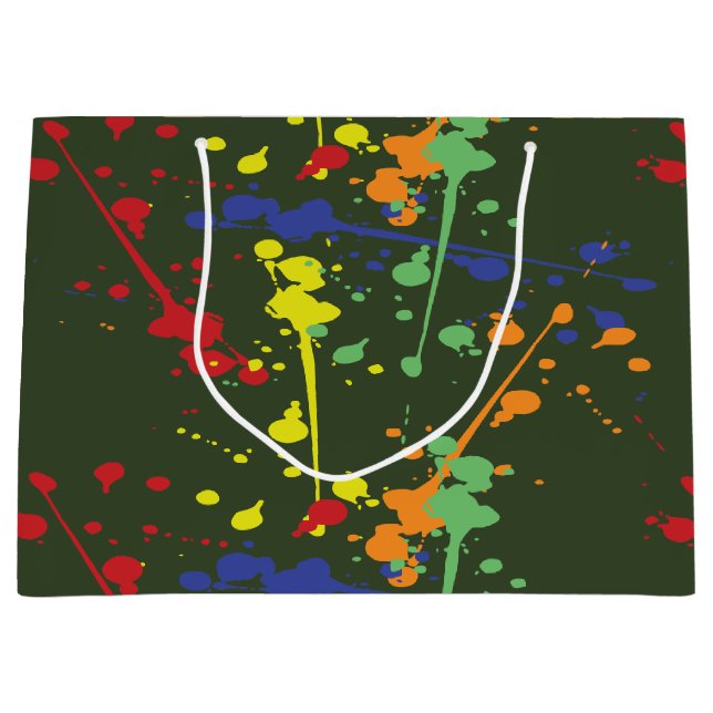 ArméGrönt Paintball Party Splatter (Framsidan)