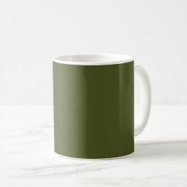 ArméGrönt Solid Färg Kaffemugg