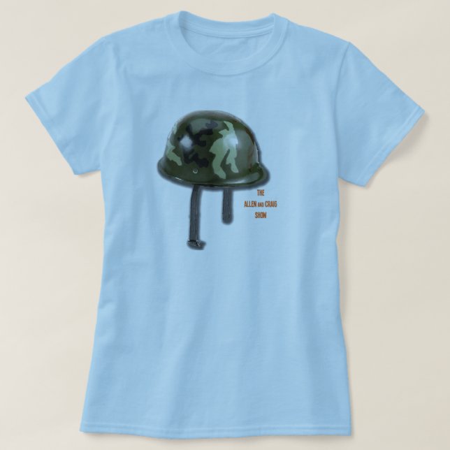 Arméhjälm Tee Shirt (Design framsida)