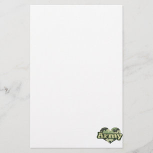 Arméhjärta Brevpapper
