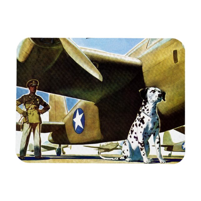 ArméHund Magnet (Horisontell)