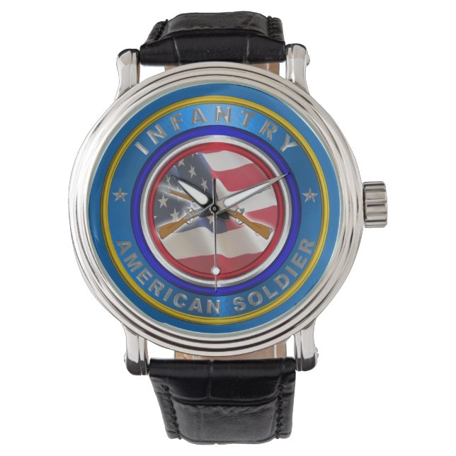 Arméinftry Veteran Armbandsur (Framsida)