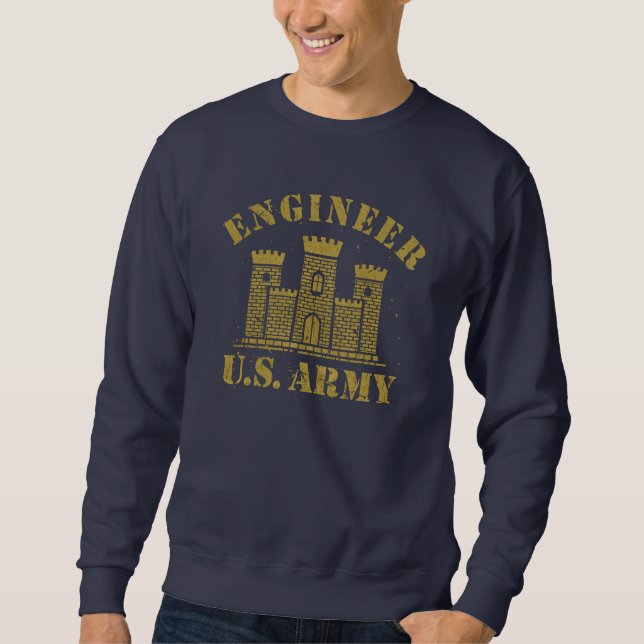 Arméingenjör Lång Ärmad Tröja (Framsida)