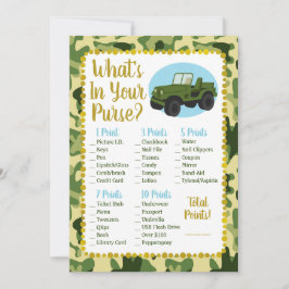 Armékamerans spel - vad är i ditt spel?