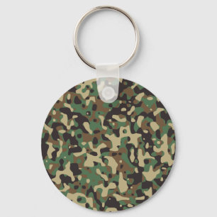 Armékamouflage Nyckelring