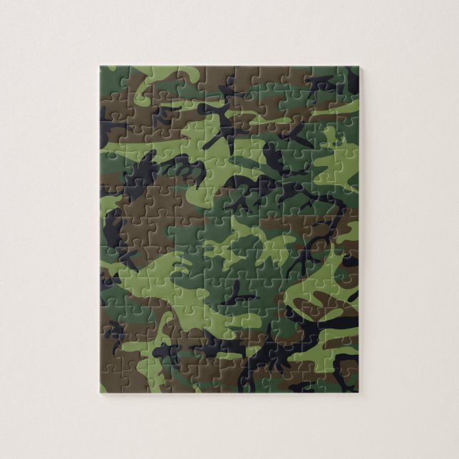 Armékamouflage Pussel (Vertikal)