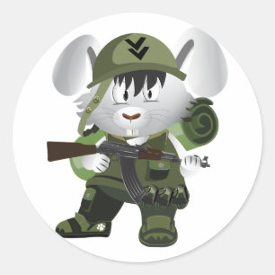 Armékanin Runt Klistermärke