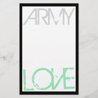 Armékärlekbrevpapper Brevpapper