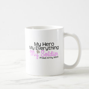 Armémamma min hjälte kaffemugg