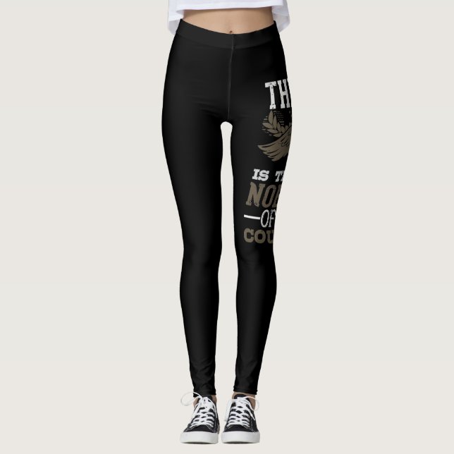Armén är Land:s sanna ärolighet Leggings (Framsida)