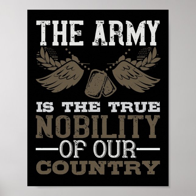 Armén är Land:s sanna ärolighet Poster (Framsidan)