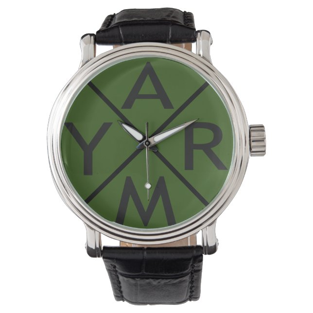 Armén är Ord. Armbandsur (Framsida)