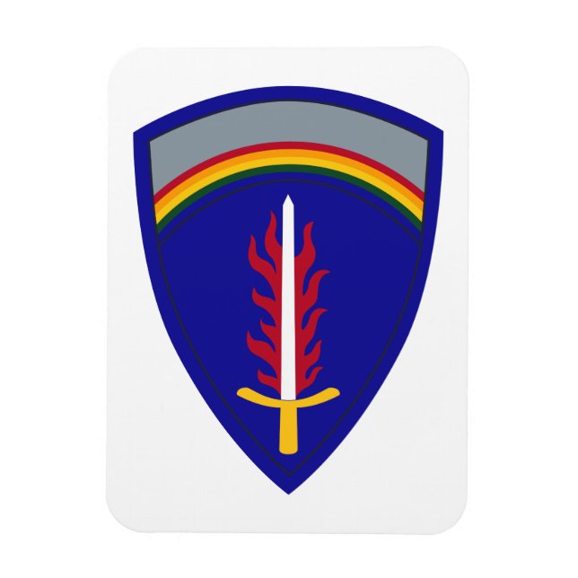 Armén Europa USAREUR Märke Magnet (Vertikal)