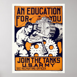 Armén - gå med tankerna poster