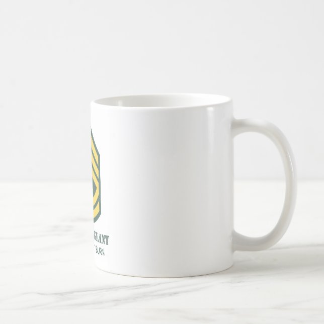 Armén grillar sergeanten kaffemugg (Höger)