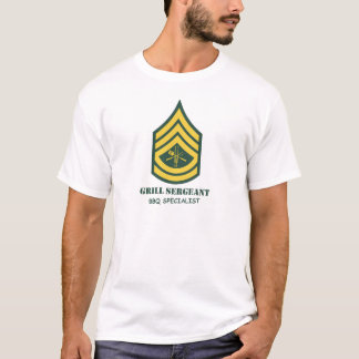 Armén grillar sergeanten tee