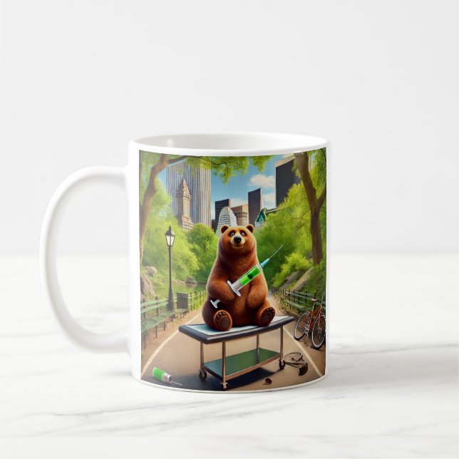 Armen kall Bear Kaffemugg (Vänster)