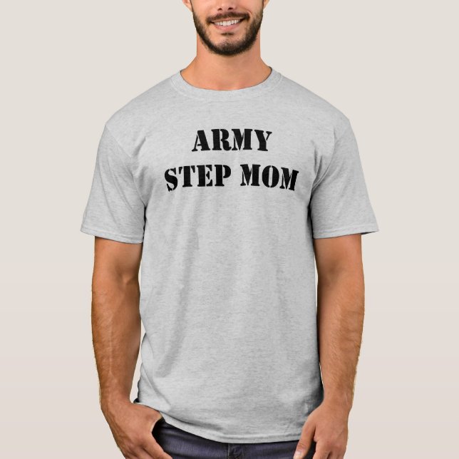 Armén kliver mamman tee (Framsida)