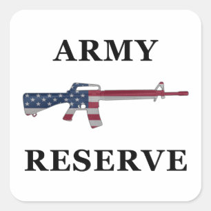 Armén reserverar klistermärken M16