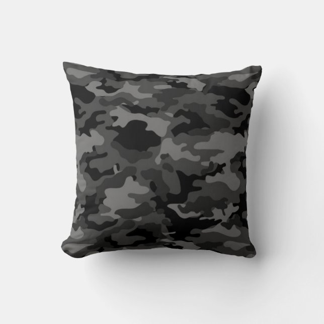 Armén svart Camo som kamouflage #1 kudder, kudder Kudde (Framsida)