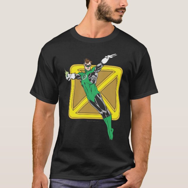 Armen Utöka gröntens mönster T-shirt (Framsida)