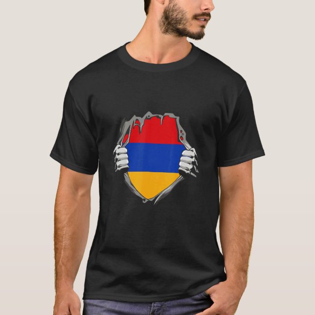 Armenia flag t shirt (Framsida)