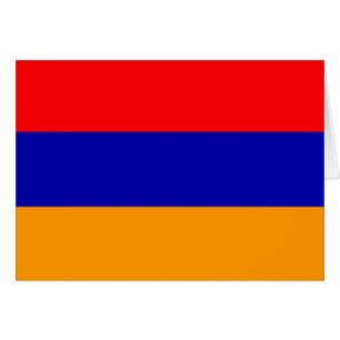 Armenia Flagga Card OBS Kort