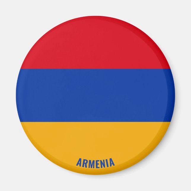 Armenia Flagga Charming Patriotic Magnet (Framsidan)