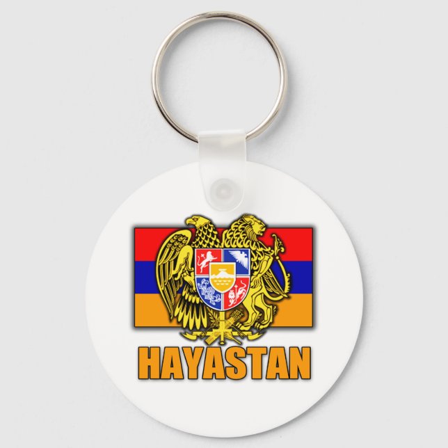 Armenia Hayastan Jackar om Arm Nyckelring (Framsida)